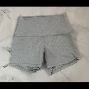 White/Grey Striped Born Primitive Shorts